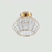 Ceiling Light Crystal Modern Round Design Gold or Black | Golcrest