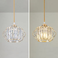 Ceiling Light Crystal Modern Round Design Gold or Black | Golcrest