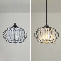 Ceiling Light Crystal Modern Round Design Gold or Black | Golcrest