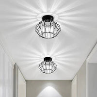 Ceiling Light Crystal Modern Round Design Gold or Black | Golcrest