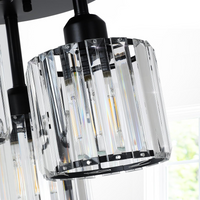 Ceiling Light Crystal Semi Flush Modern Style | Virella