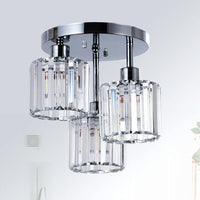 Ceiling Light Crystal Semi Flush Modern Style | Virella