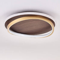 Ceiling Light Dimmable LED Walnut Grain Minimalist Style | Emivor