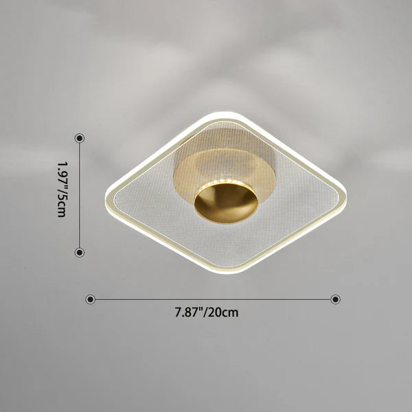 Ceiling Light Dimmable LED in Modern Geometric Design | Garvion