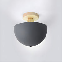 Ceiling Light Dome Metal Shade Nordic Semi Flush | Aislor