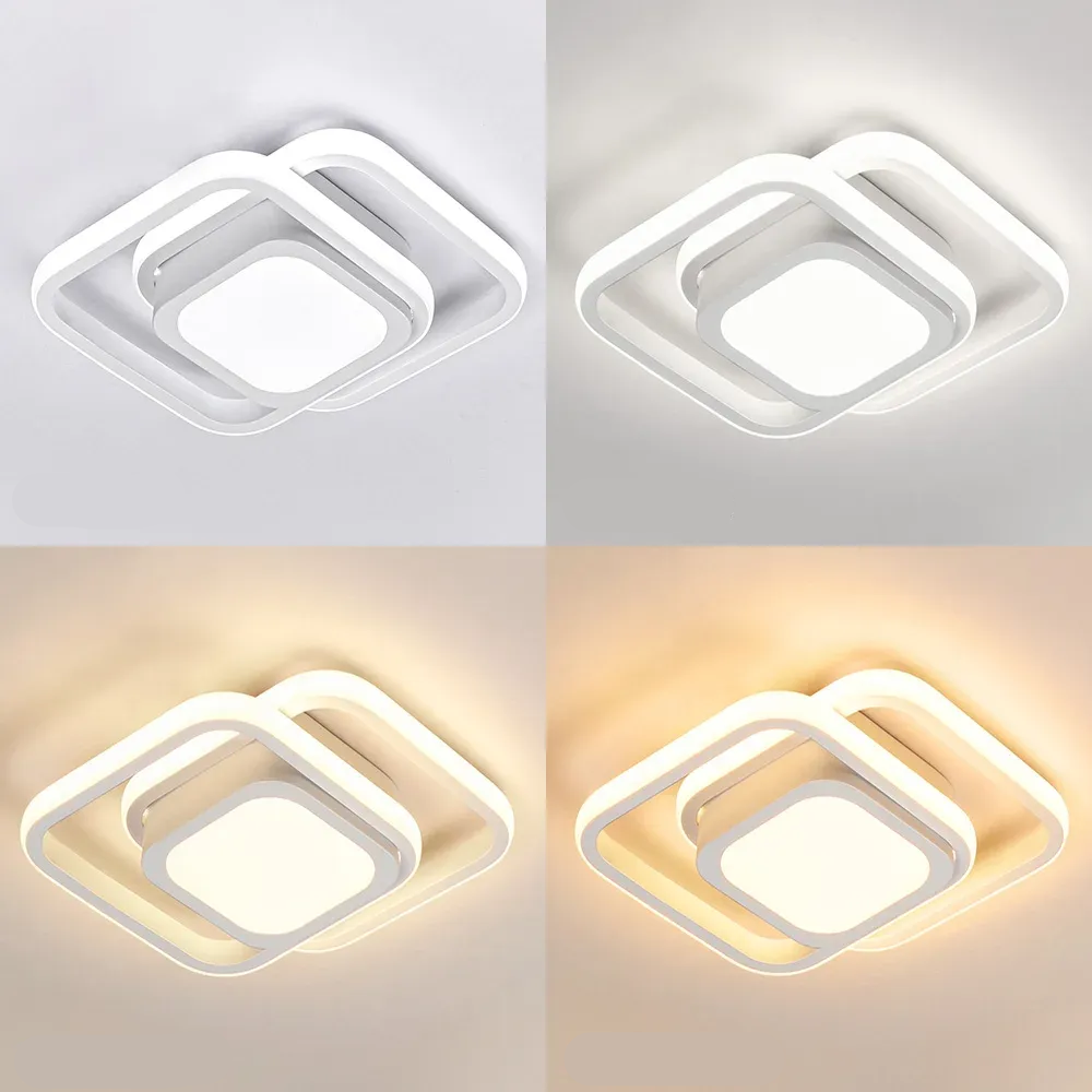 Ceiling Light Double Frame LED in Modern Style | Torvin