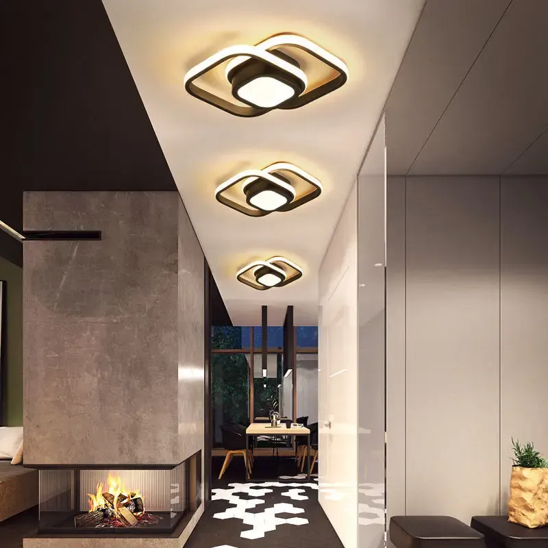 Ceiling Light Double Frame LED in Modern Style | Torvin