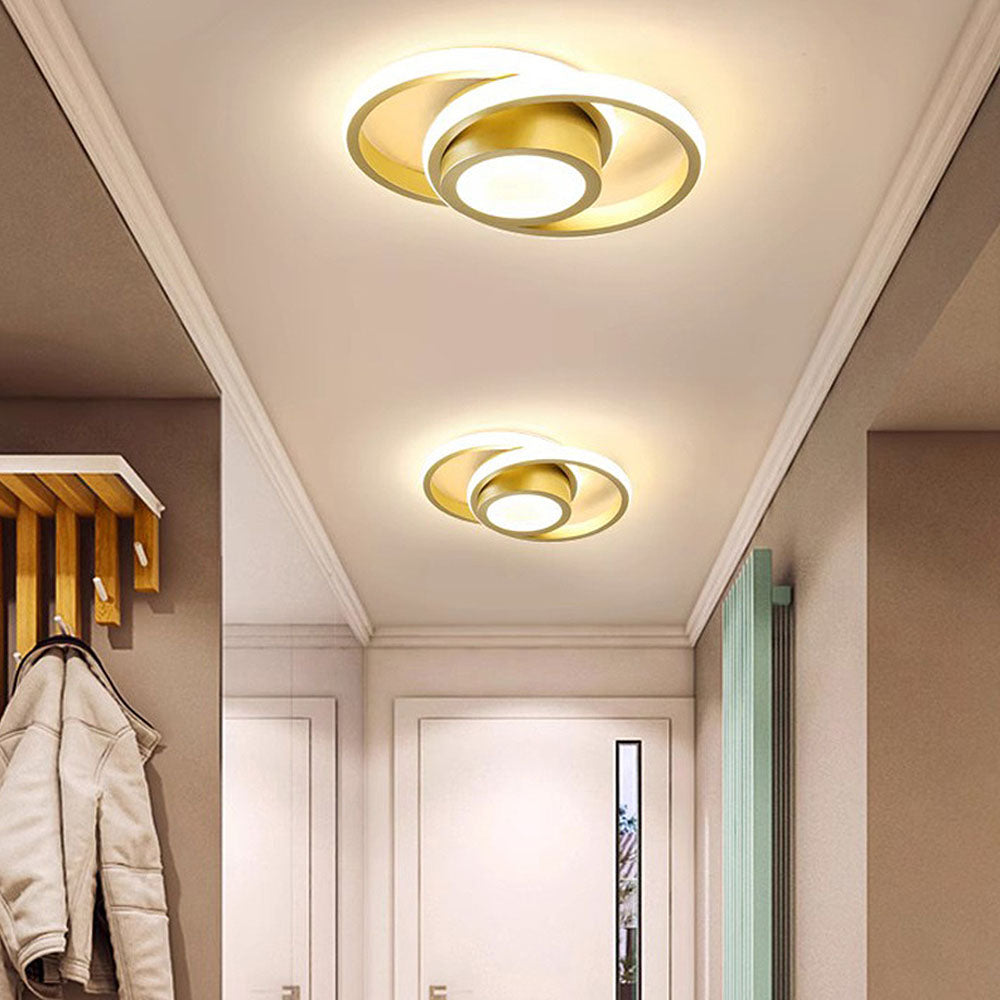 Ceiling Light Double Ring LED Minimalist Style | Monvel