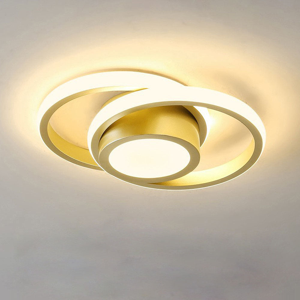Ceiling Light Double Ring LED Minimalist Style | Monvel