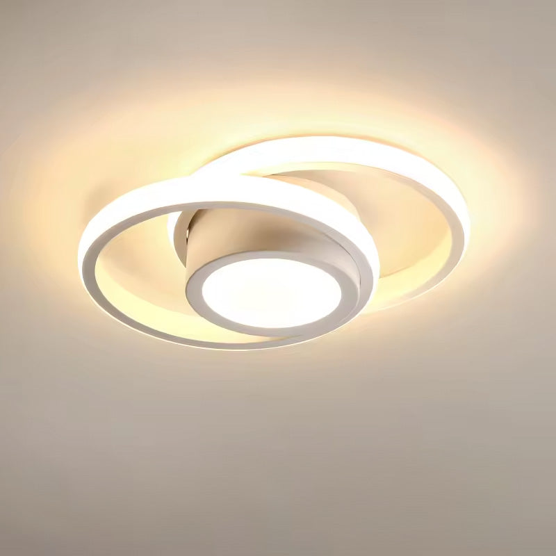 Ceiling Light Double Ring LED Minimalist Style | Monvel