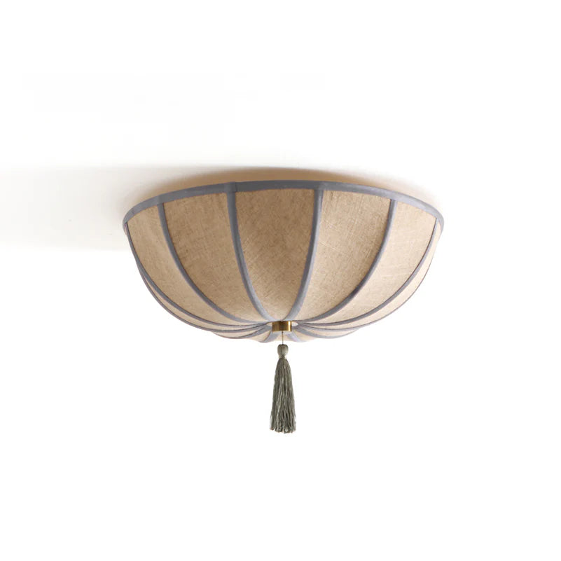 Ceiling Light Fabric Shade with Floral Design | Fleurio