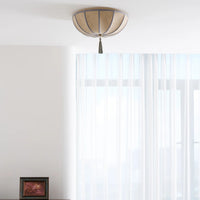 Ceiling Light Fabric Shade with Floral Design | Fleurio