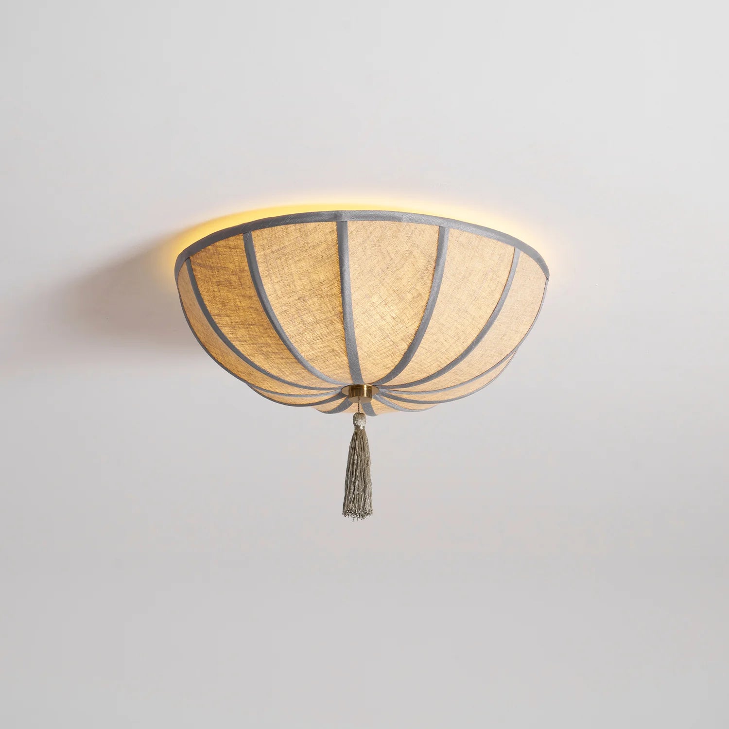 Ceiling Light Fabric Shade with Floral Design | Fleurio