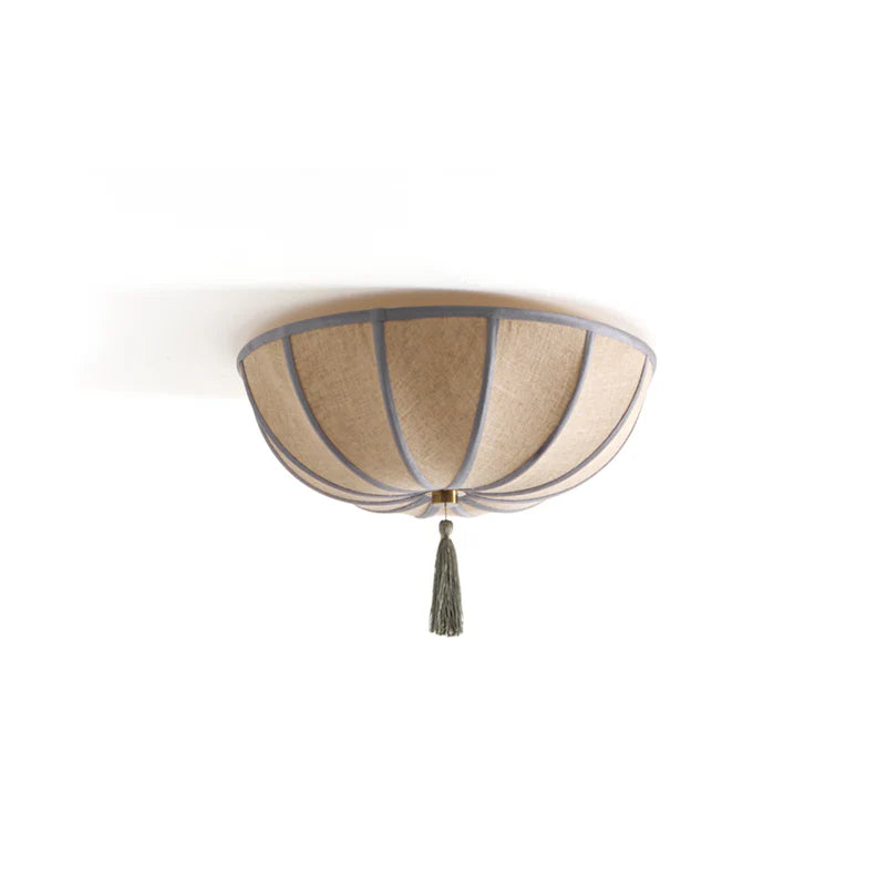Ceiling Light Fabric Shade with Floral Design | Fleurio