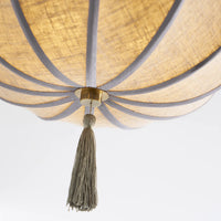 Ceiling Light Fabric Shade with Floral Design | Fleurio