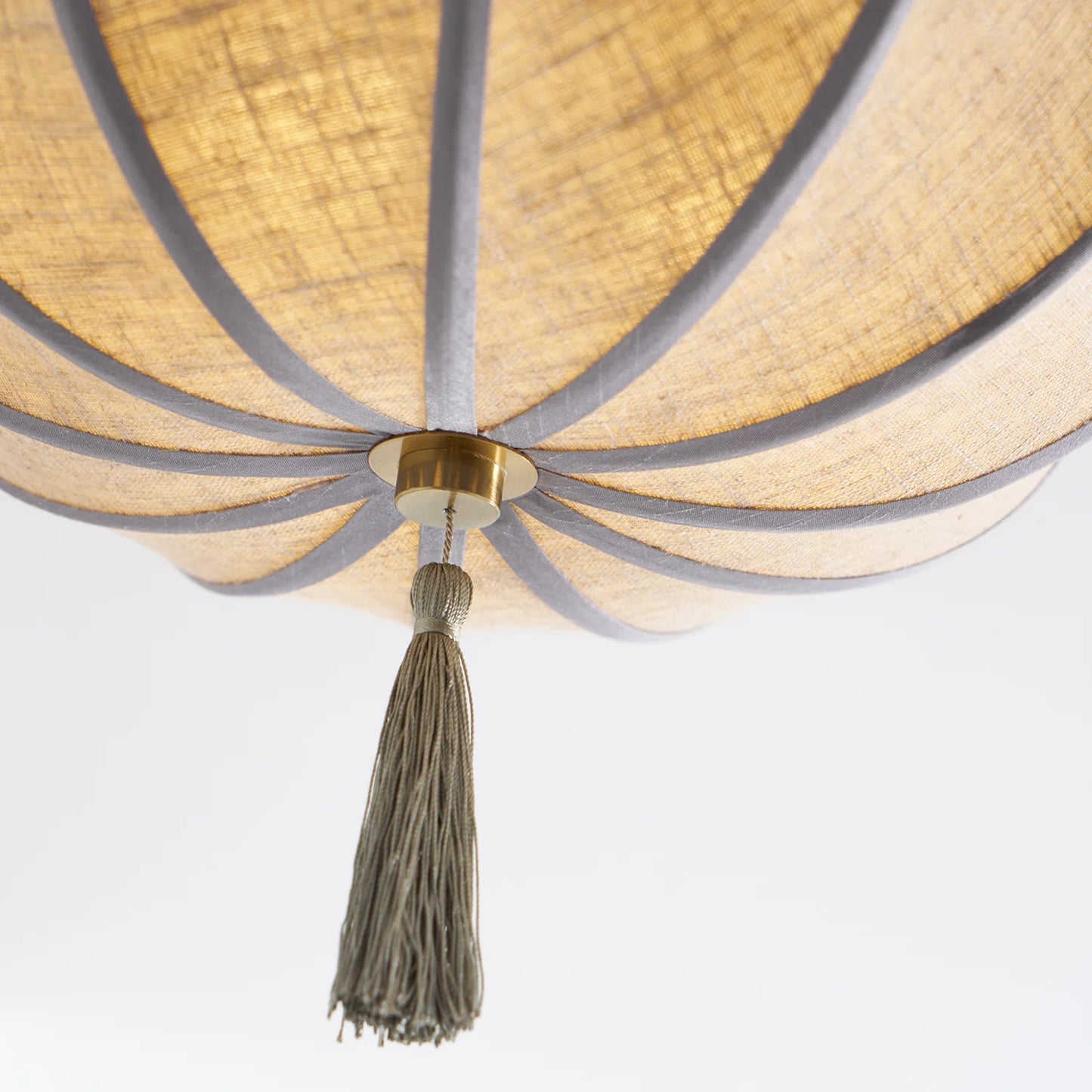 Ceiling Light Fabric Shade with Floral Design | Fleurio
