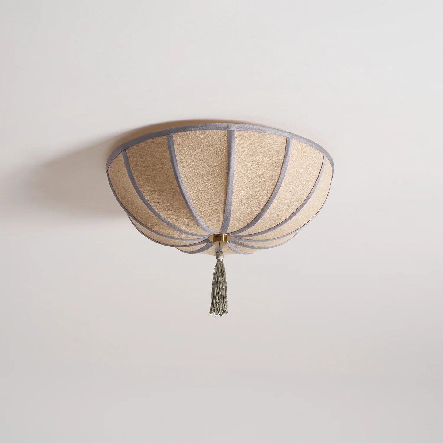 Ceiling Light Fabric Shade with Floral Design | Fleurio