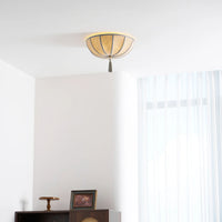 Ceiling Light Fabric Shade with Floral Design | Fleurio