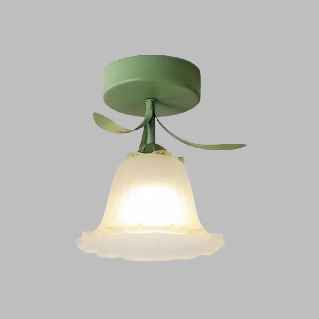 Ceiling Light Flower Glass in Modern Interior | Florva