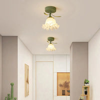 Ceiling Light Flower Glass in Modern Interior | Florva