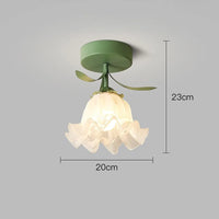 Ceiling Light Flower Glass in Modern Interior | Florva