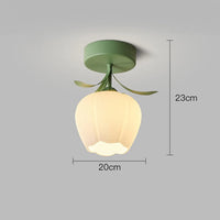 Ceiling Light Flower Glass in Modern Interior | Florva