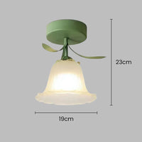 Ceiling Light Flower Glass in Modern Interior | Florva