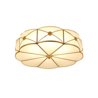 Ceiling Light Frosted Glass Vintage Flush Mount | Valmira