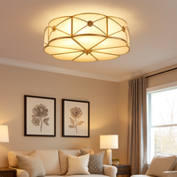Ceiling Light Frosted Glass Vintage Flush Mount | Valmira