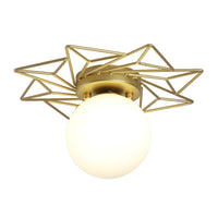 Ceiling Light Glass Flush Mount in Nordic Style | Auralis