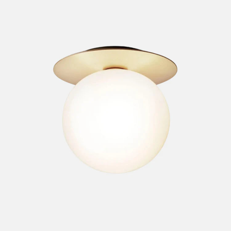 Ceiling Light Glass Globe Surface Mounted Modern Interior | Glavon