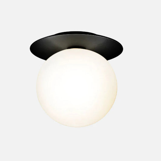Ceiling Light Glass Globe Surface Mounted Modern Interior | Glavon