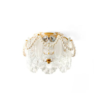 Ceiling Light Glass Petals with Pearl Detail Scandinavian Style | Perleza