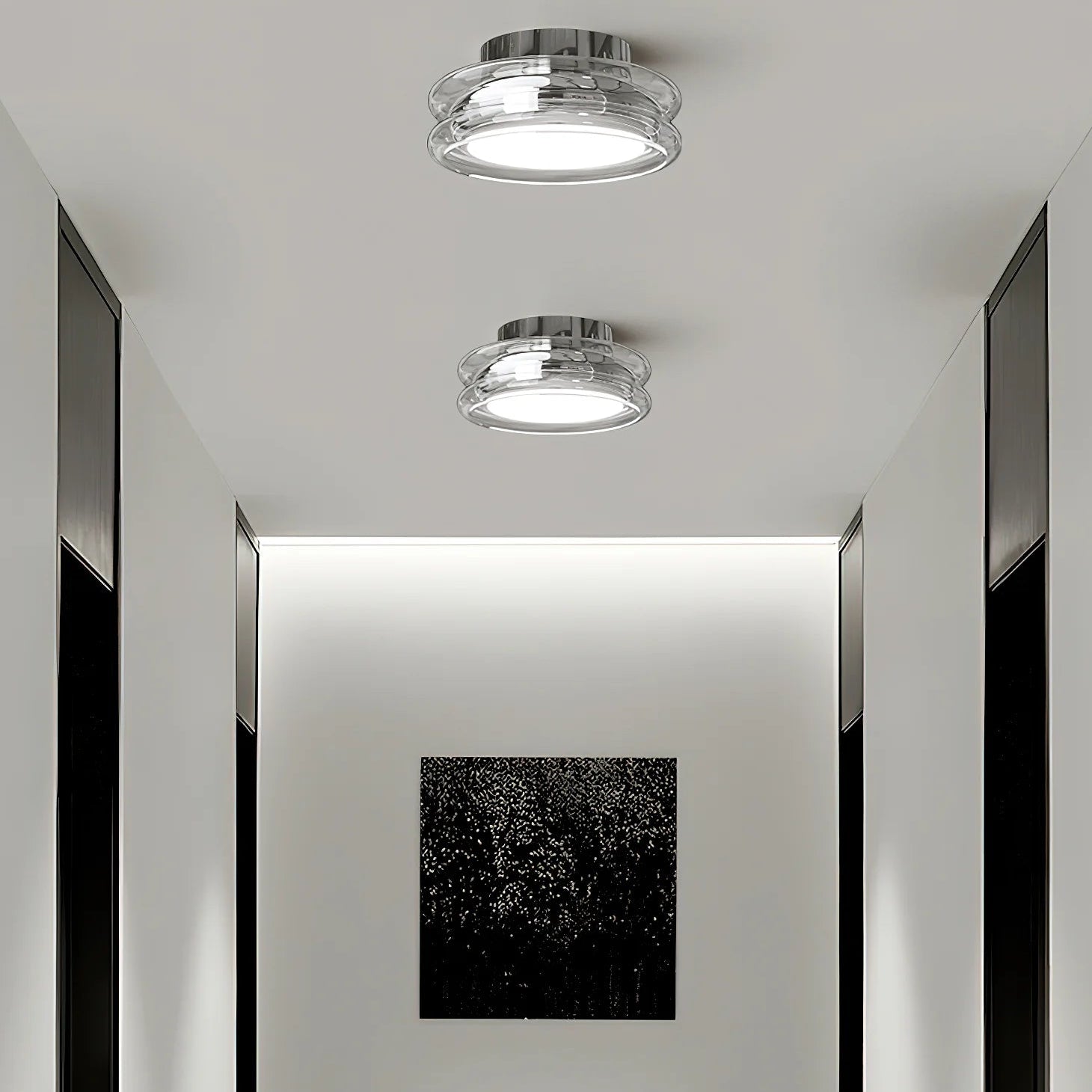 Ceiling Light Glass Shade Minimalist Interior | Richaro