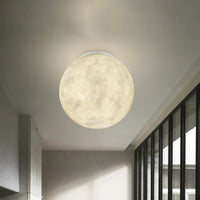 Ceiling Light Glass Sphere Flush Mounted Modern Ceiling | Lunavio