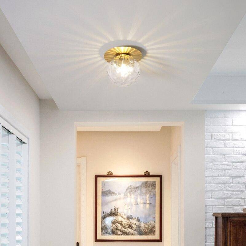 Ceiling Light Glass Sphere Modern LED Design | Porvella