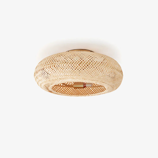 Ceiling Light Handwoven Bamboo Scandinavian Design | Vantor