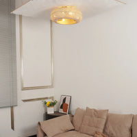 Ceiling Light Handwoven Bamboo Scandinavian Design | Vantor