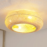 Ceiling Light Handwoven Bamboo Scandinavian Design | Vantor