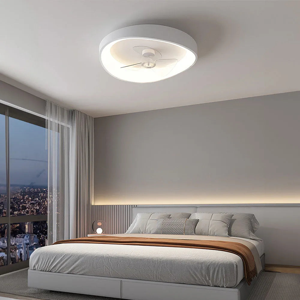 Ceiling Light Iron Fan Modern Minimalist | Lenvor