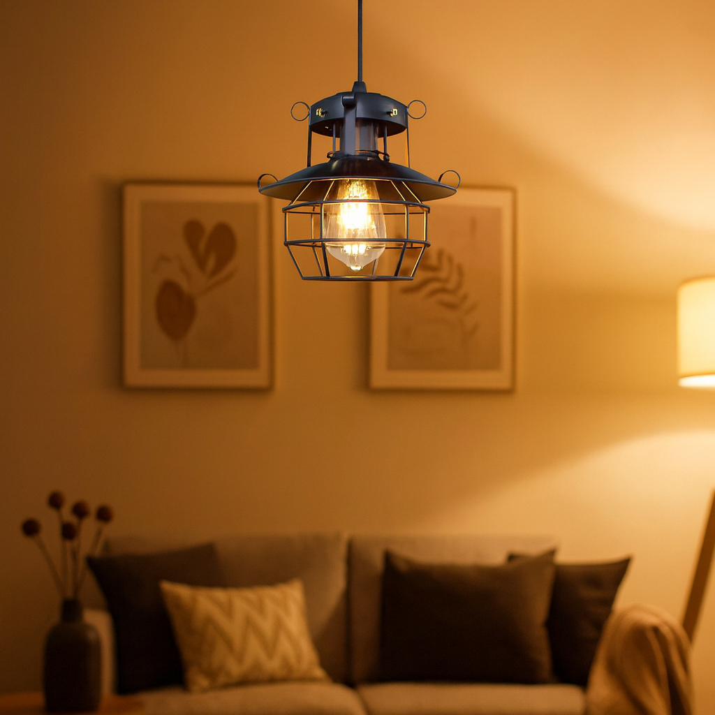 Ceiling Light Iron Industrial Vintage Design | Dinoro