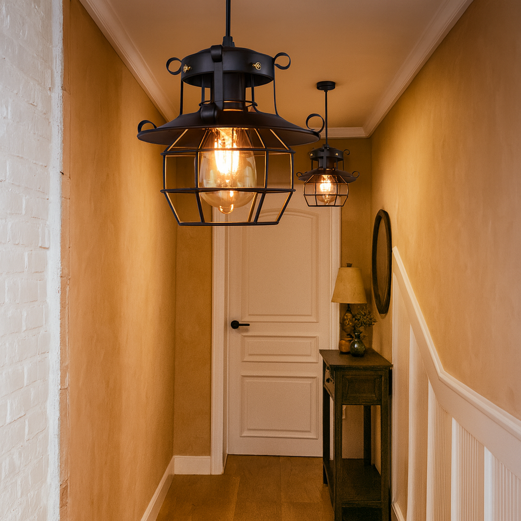Ceiling Light Iron Industrial Vintage Design | Dinoro