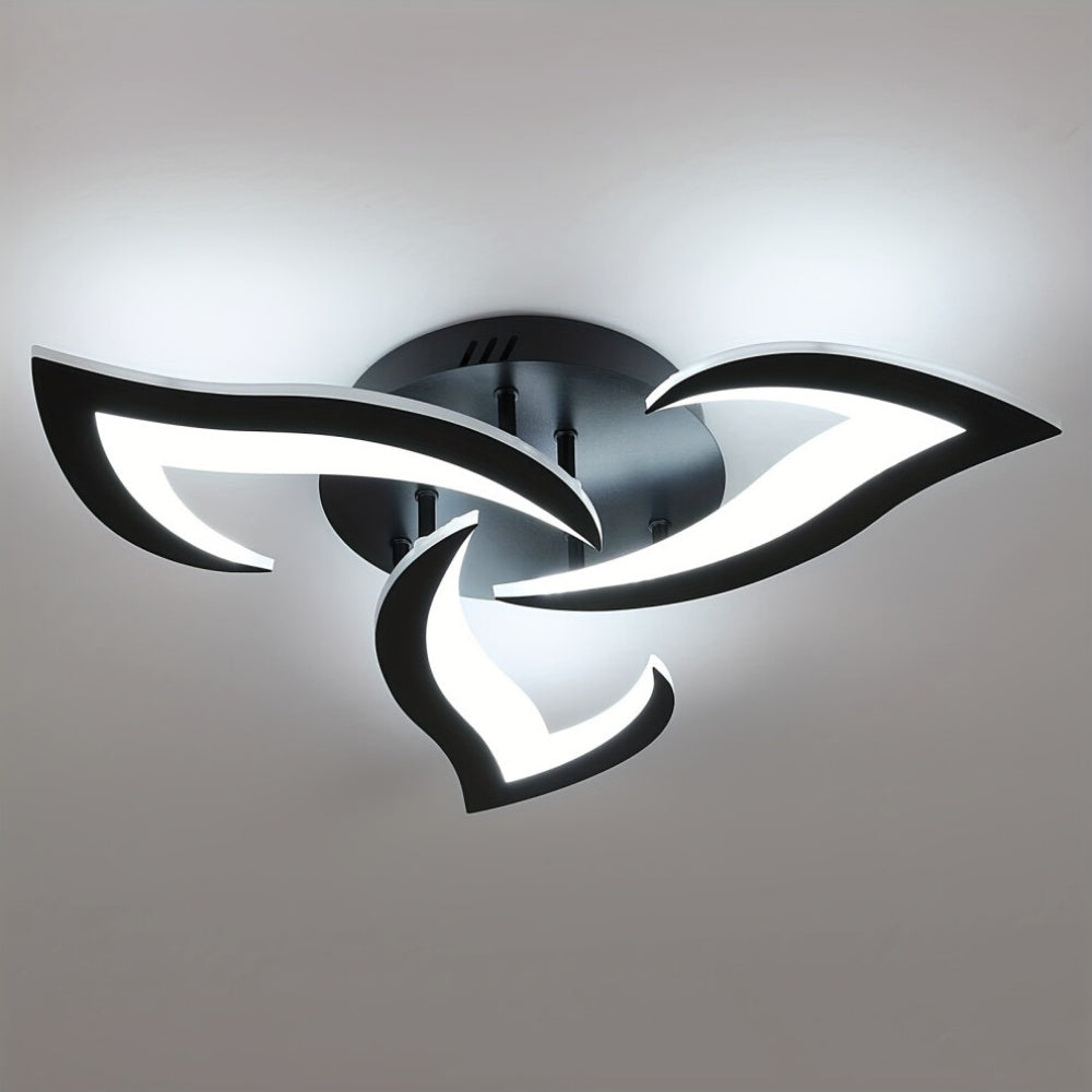 Ceiling Light Iron LED in Modern Flower Shape | Florine