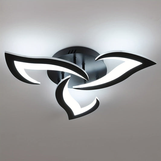 Ceiling Light Iron LED in Modern Flower Shape | Florine