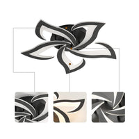 Ceiling Light Iron LED in Modern Flower Shape | Florine