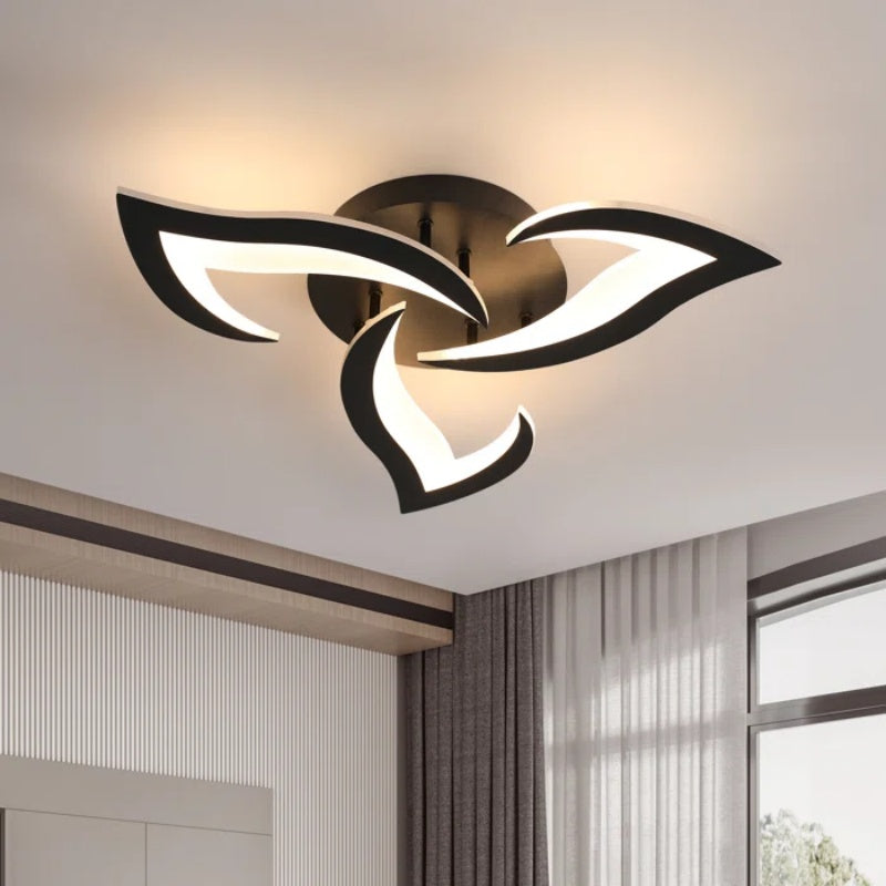 Ceiling Light Iron LED in Modern Flower Shape | Florine