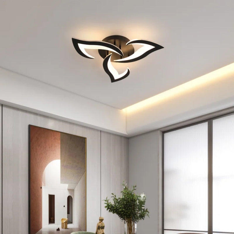 Ceiling Light Iron LED in Modern Flower Shape | Florine
