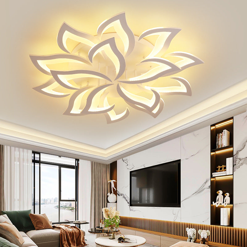 Ceiling Light Iron LED in Modern Flower Shape | Florine