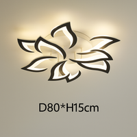 Ceiling Light Iron LED in Modern Flower Shape | Florine