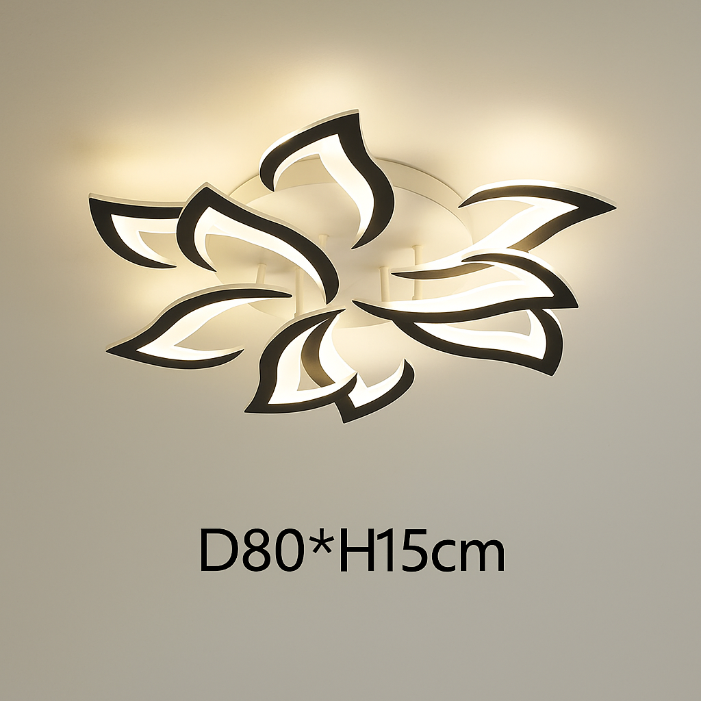 Ceiling Light Iron LED in Modern Flower Shape | Florine